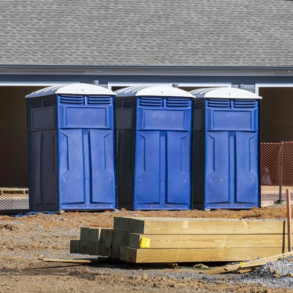 how do you ensure the portable restrooms are secure and safe from vandalism during an event in Merrimack New Hampshire